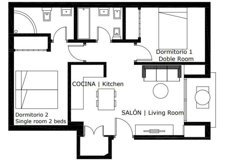 Ferienwohnung Los Boliches Wifi 300 M Playa Beach Fuengirola Exterior foto